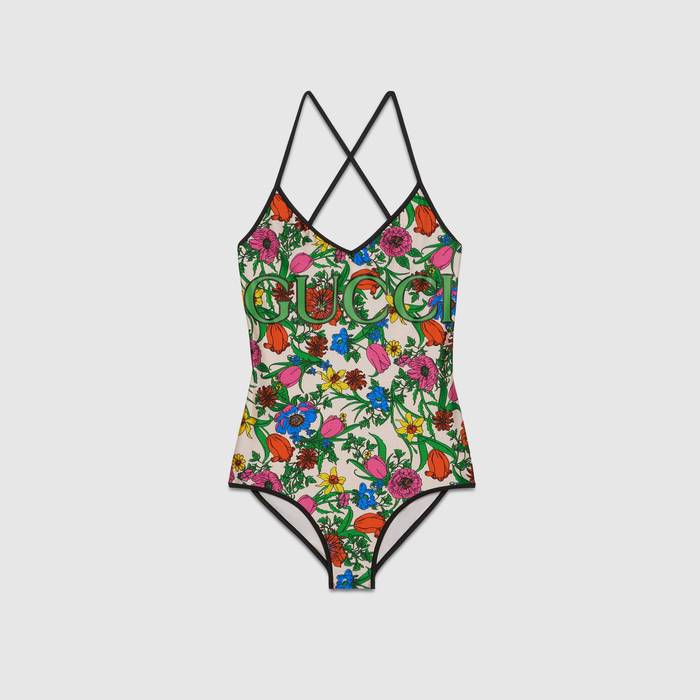 유럽직배송 구찌 GUCCI Gucci Pop Flora print swimsuit 514977XHACJ9268