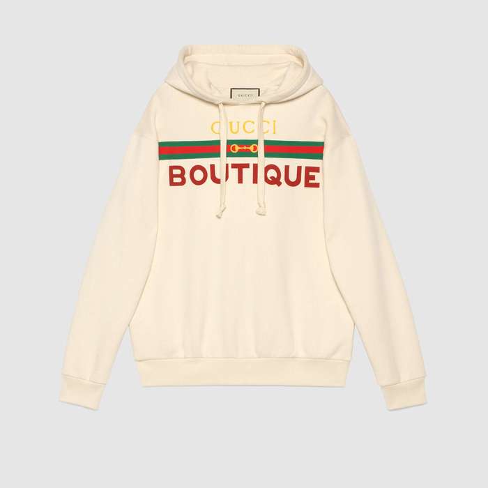 유럽직배송 구찌 GUCCI Women&#039;s Gucci Boutique print sweatshirt 615061XJCKX9230