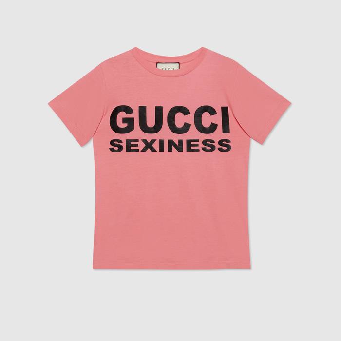 유럽직배송 구찌 GUCCI Gucci - Women&#039;s Gucci Sexiness print T-shirt 623608XJCLE5736