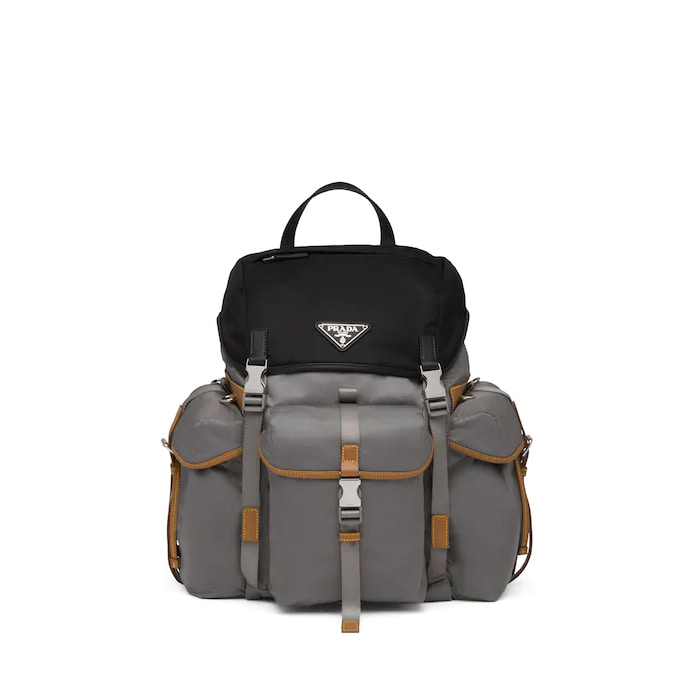 유럽직배송 프라다 백팩 PRADA Technical fabric and Saffiano leather backpack 2VZ074_2DFC_F0D3J_V_OOO