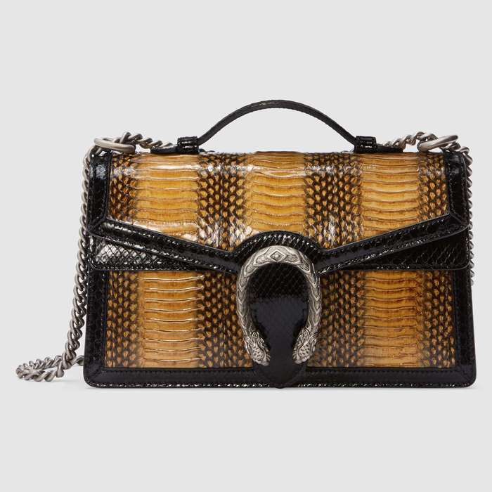 유럽직배송 구찌 GUCCI Gucci Dionysus snakeskin top handle bag  621512L2AEN8924