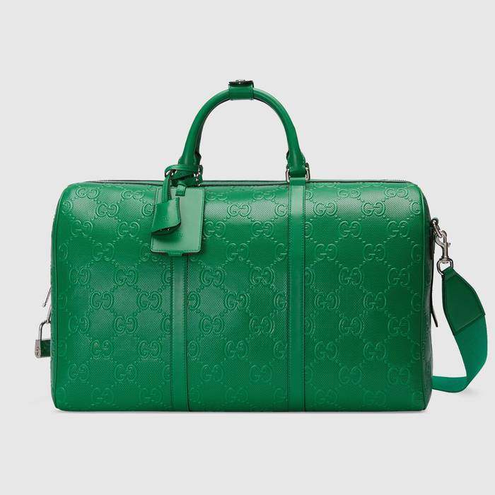 유럽직배송 구찌 GUCCI Gucci GG embossed duffle bag 6257681W3CN3727