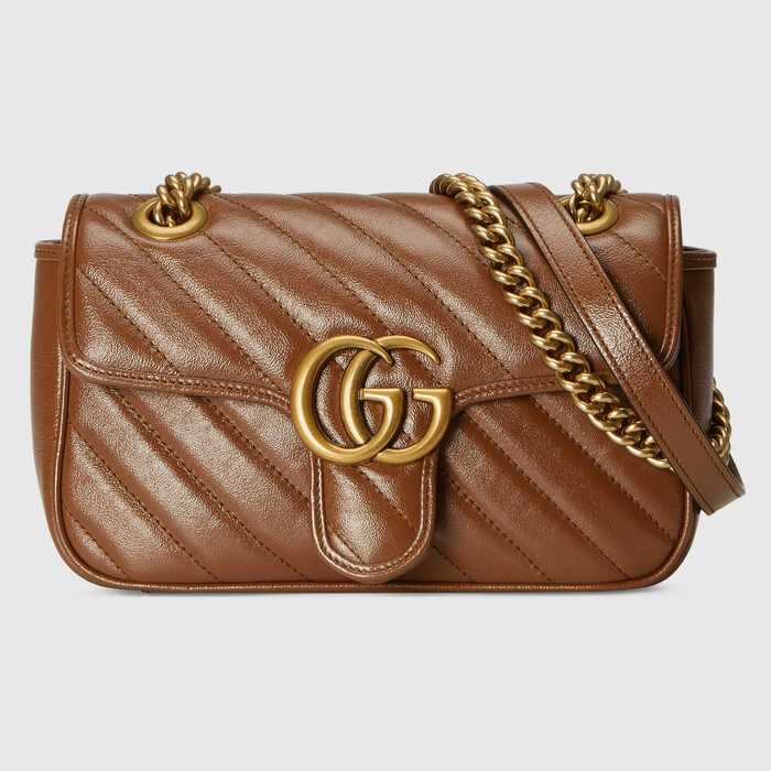 유럽직배송 구찌 GUCCI Gucci GG Marmont mini matelassé shoulder bag 4467440OLFT2535