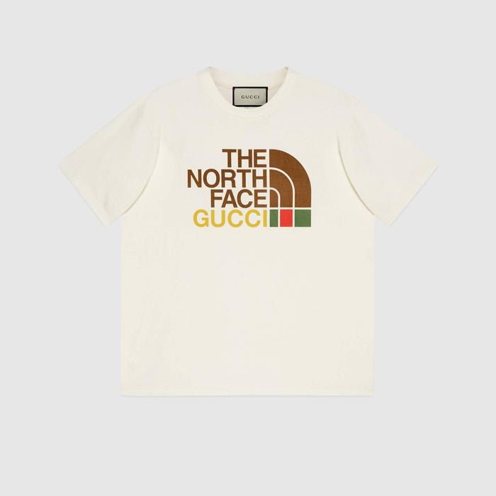 유럽직배송 구찌 GUCCI Gucci - The North Face x Gucci oversize T-shirt 616036XJDCL9756