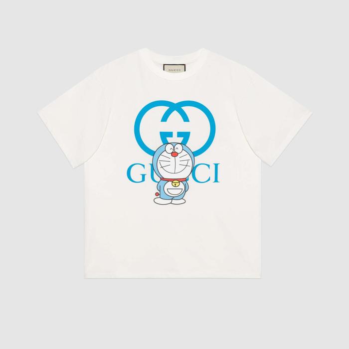 유럽직배송 구찌 GUCCI Gucci - Doraemon x Gucci oversize T-shirt 616036XJDEZ9791