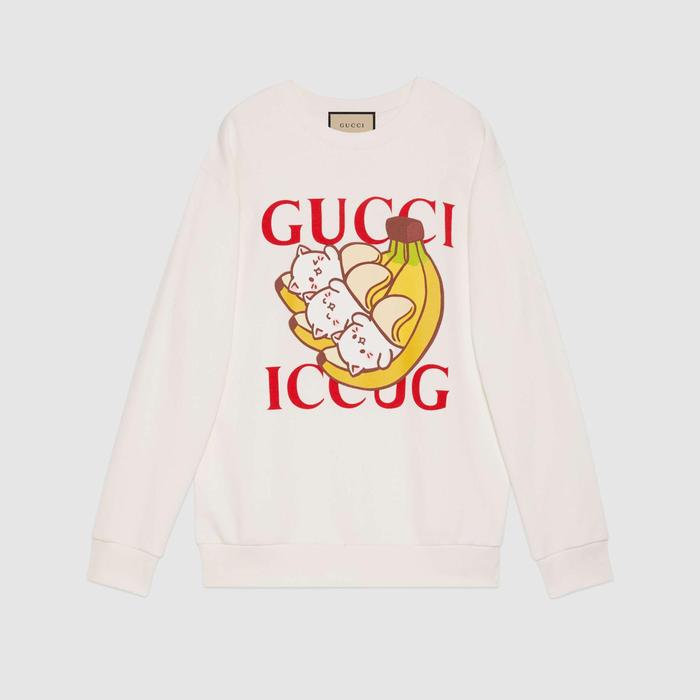 유럽직배송 구찌 스웻셔츠 GUCCI Bananya x Gucci sweatshirt 617964XJDGM9095