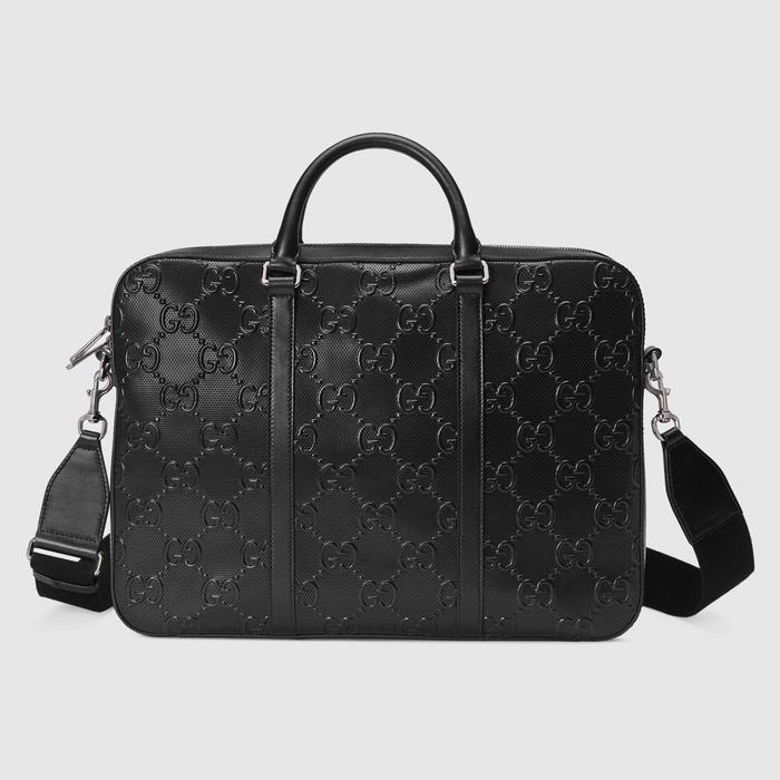 유럽직배송 구찌 GUCCI Gucci GG embossed briefcase 6585731W3CN1000
