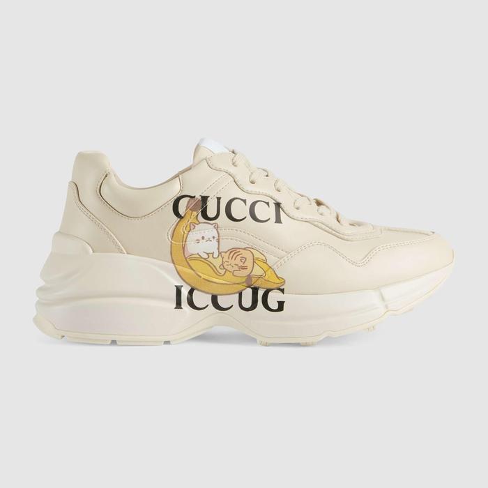 유럽직배송 구찌 GUCCI Gucci - Bananya x Gucci Rhyton sneaker  6594082SH009522