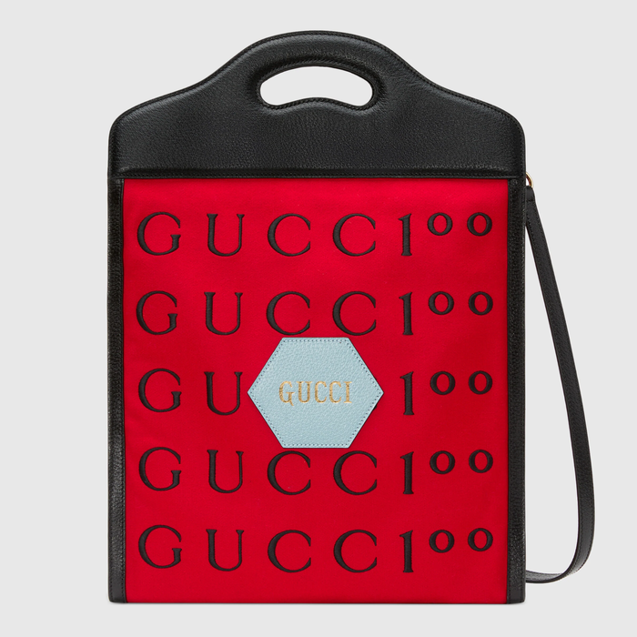 유럽직배송 구찌 GUCCI Gucci - Gucci 100 medium tote bag 676312979FG6762