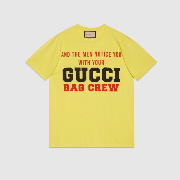 유럽직배송 구찌 GUCCI Gucci - Gucci 100 cotton T-shirt 615044XJDXC7253