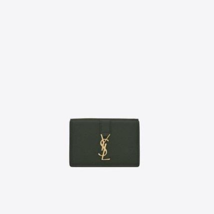 유럽직배송 입생로랑 SAINT LAURENT ysl line origami tiny wallet in grained leather 620287B680J3045