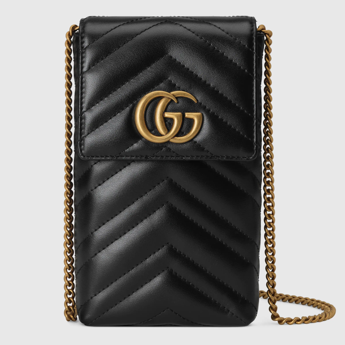유럽직배송 구찌 GUCCI Gucci GG Marmont matelassé phone case, fits iPhone  672251DTDHT1000