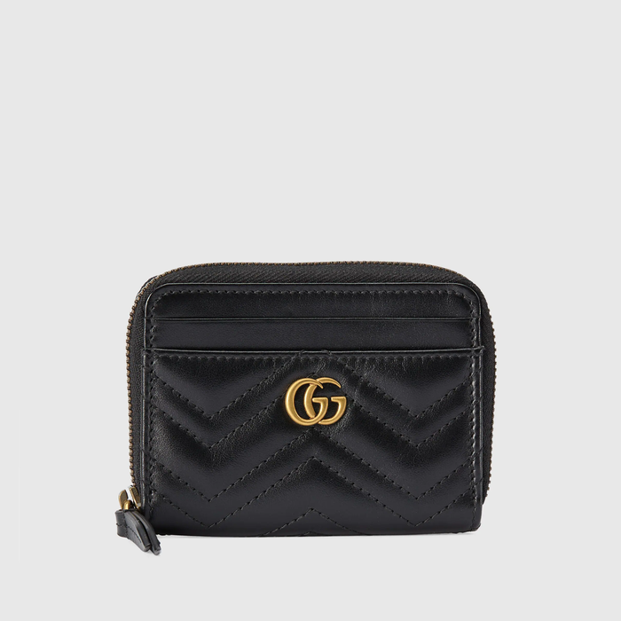 유럽직배송 구찌 GUCCI Gucci GG Marmont matelassé zip card case 671772DTDHT1000