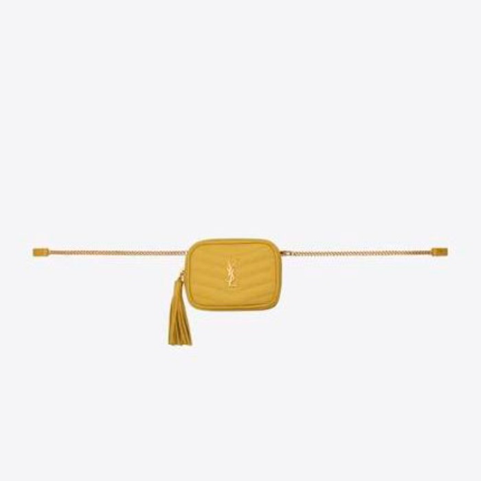 유럽직배송 입생로랑 SAINT LAURENT lou baby belt bag in quilted grain de poudre-embossed leather 6574951GF017003