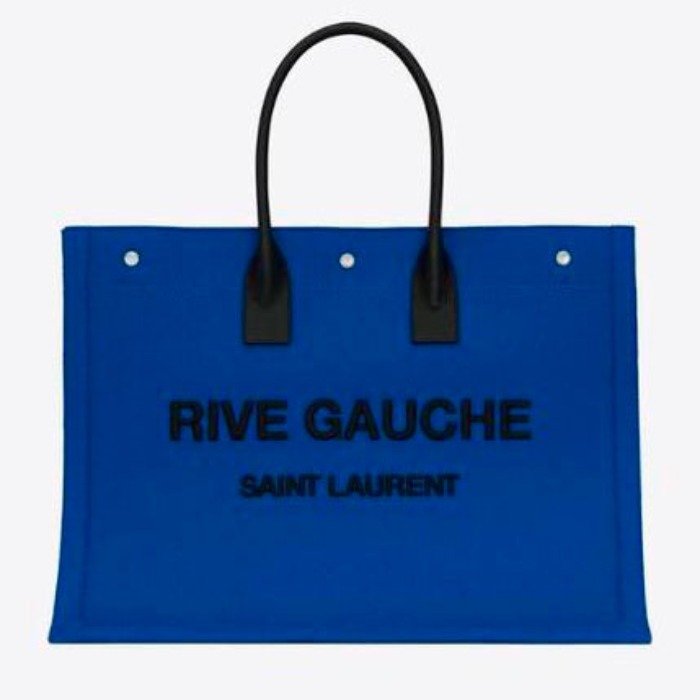 유럽직배송 입생로랑 SAINT LAURENT rive gauche tote bag in felt and leather 509415FHVPE4363