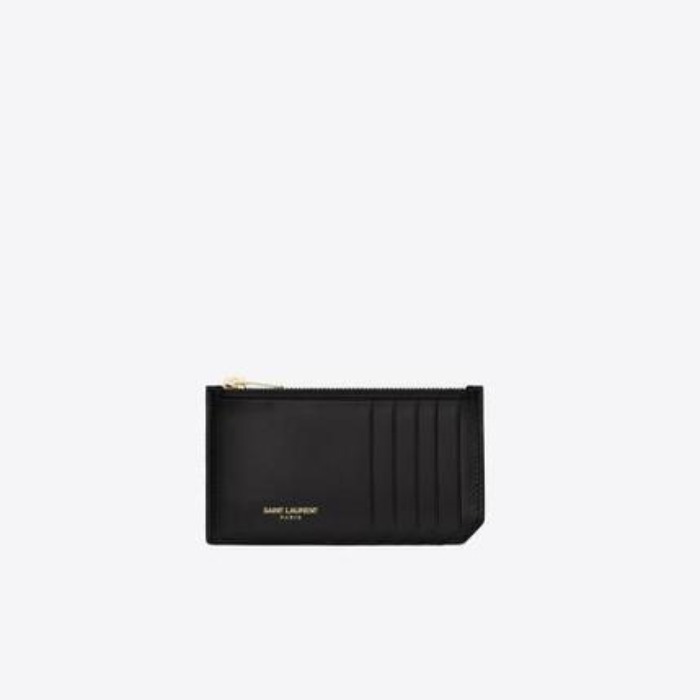 유럽직배송 입생로랑 카드케이스 SAINT LAURENT fragments zipped card case in smooth leather 6093620SX0J1000