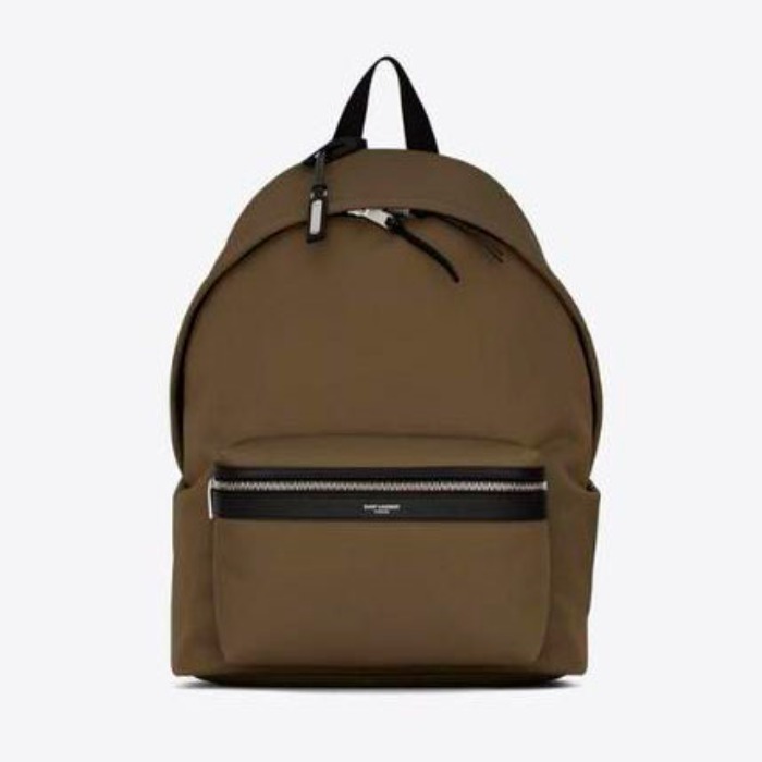 유럽직배송 입생로랑 SAINT LAURENT city backpack in nylon canvas and leather 5349672NC1F2985