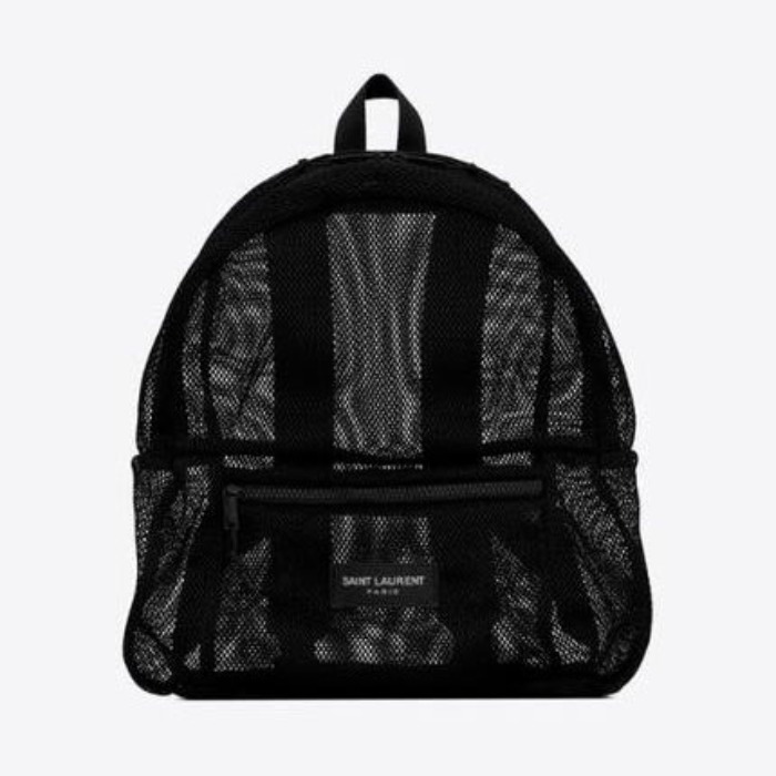 유럽직배송 입생로랑 백팩 SAINT LAURENT spl backpack in mesh and nylon 67163427O1Z1000
