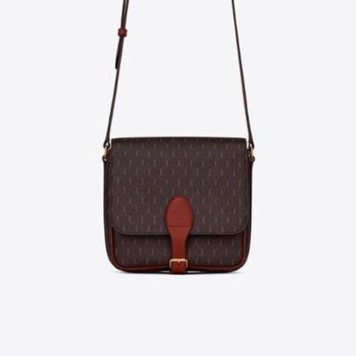 유럽직배송 입생로랑 SAINT LAURENT le monogramme medium buckle satchel in monogram canvas and smooth leather 6685822UY2W2166