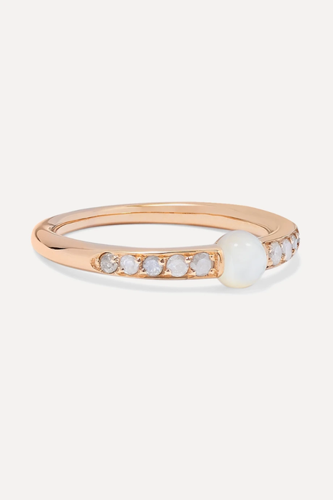 유럽직배송 POMELLATO M&#039;ama non M&#039;ama 18-karat rose gold, mother-of-pearl and diamond ring 665933301267908