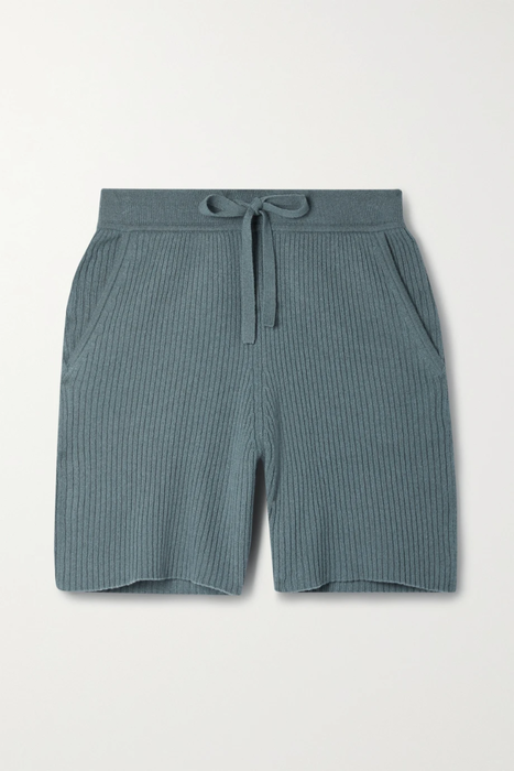 유럽직배송 LAPOINTE Ribbed organic cashmere shorts 25185454456085237