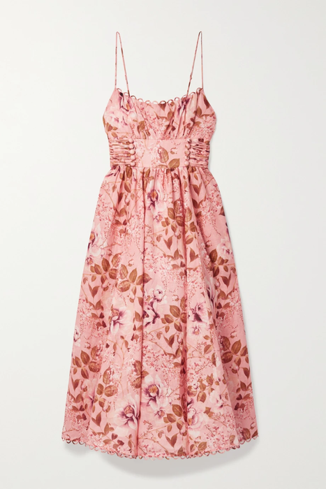 유럽직배송 짐머만 원피스 ZIMMERMANN Rosa floral-print linen midi dress 24772899113571896