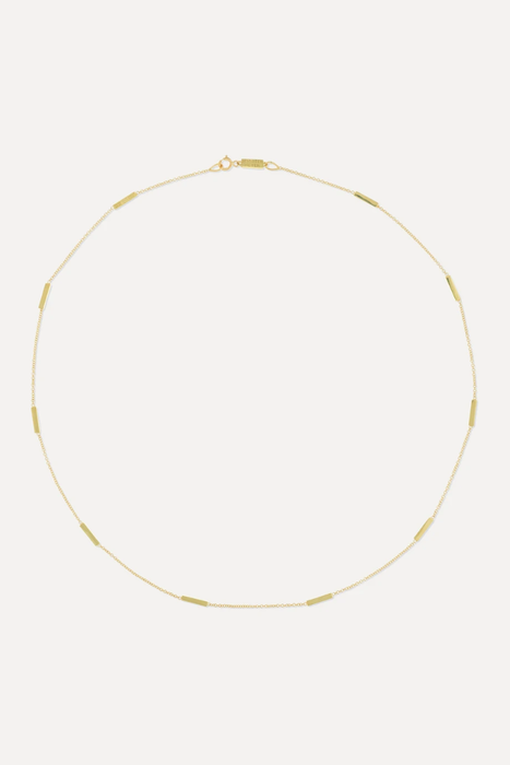 유럽직배송 제니퍼메이어 목걸이 JENNIFER MEYER Bar-By-the-Inch 18-karat gold necklace 17428787258949554