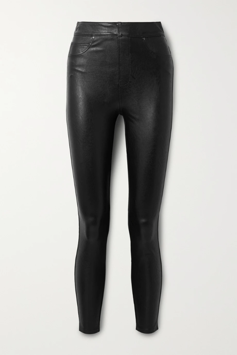 유럽직배송 SPANX Like Leather faux stretch-leather skinny pants 343549805658240