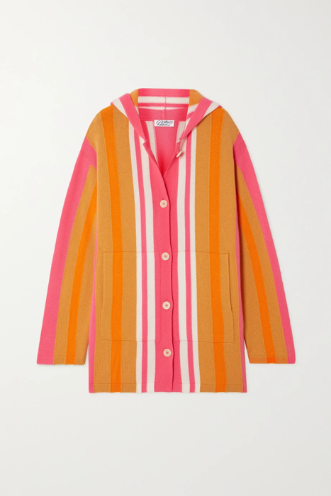 유럽직배송 CLEMENTS RIBEIRO Arizona Baja hooded striped cashmere cardigan 29419655932170618