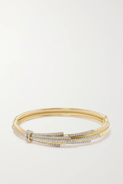 유럽직배송 데이비드율만 팔찌 DAVID YURMAN Angelica 18-karat gold diamond bracelet 29419655932803793