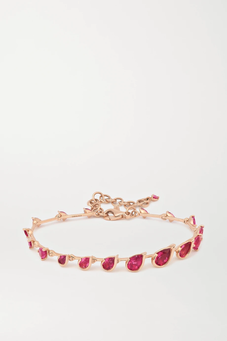 유럽직배송 페르난도조지 팔찌 FERNANDO JORGE Flicker 18-karat rose gold rubellite bracelet 4394988608640156