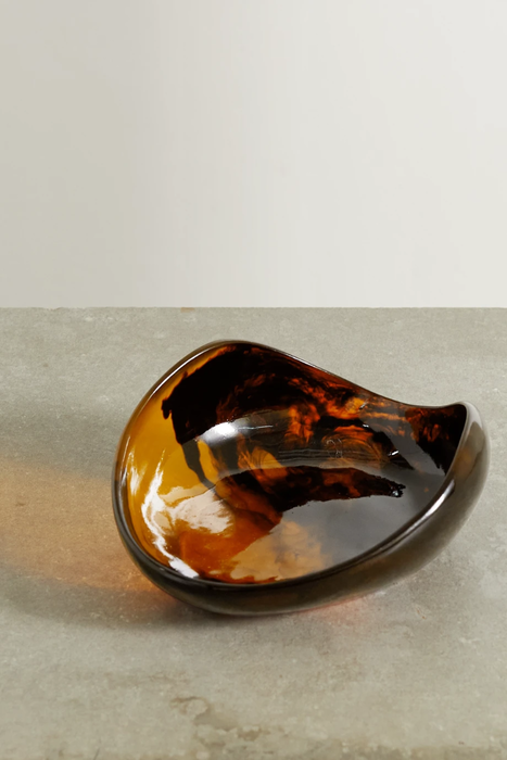 유럽직배송 DINOSAUR DESIGNS Leaf small 21cm swirled resin bowl 24772899113505149