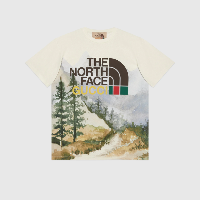 유럽직배송 구찌 GUCCI Gucci - The North Face x Gucci T-shirt 672475XJDS83466
