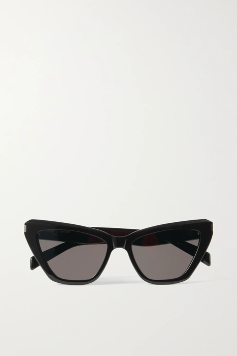 유럽직배송 생로랑 선글라스 SAINT LAURENT Cat-eye acetate sunglasses 27086482324300065