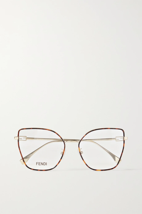 유럽직배송 펜디 FENDI D-frame tortoiseshell-acetate and gold-tone optical glasses 20346390236400365