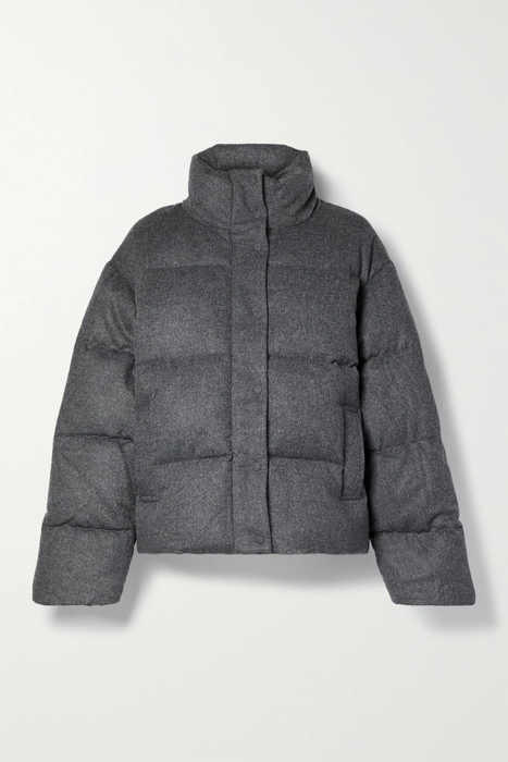 유럽직배송 조셉 JOSEPH Carah quilted wool, TENCEL and cashmere-blend flannel down jacket 10163292708251214