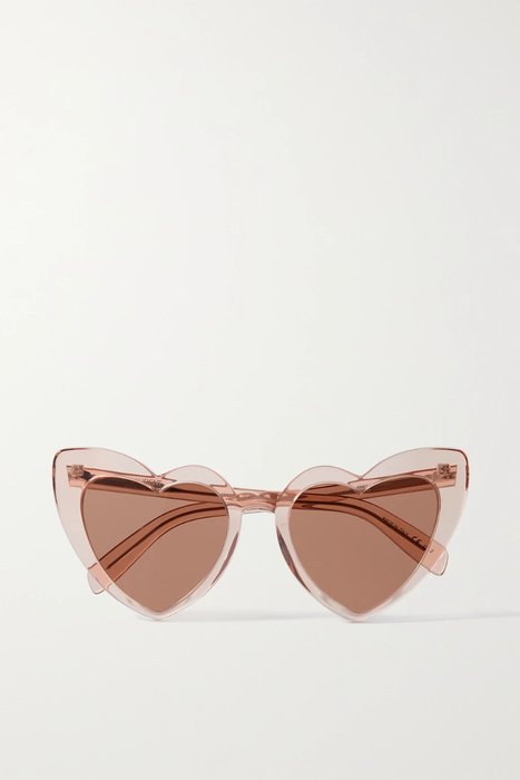 유럽직배송 생로랑 선글라스 SAINT LAURENT Loulou heart-shaped acetate sunglasses 27086482324300074