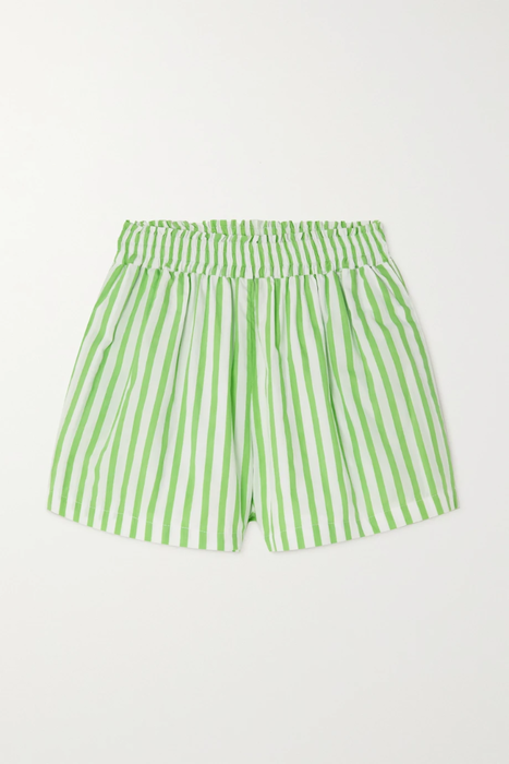 유럽직배송 페이스풀더브랜드 FAITHFULL THE BRAND + NET SUSTAIN Elva striped cotton-poplin shorts 24772899113562078