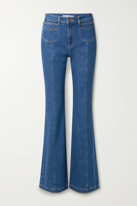유럽직배송 씨바이 끌로에 청바지 SEE BY CHLOÉ High-rise flared jeans 11452292646534193