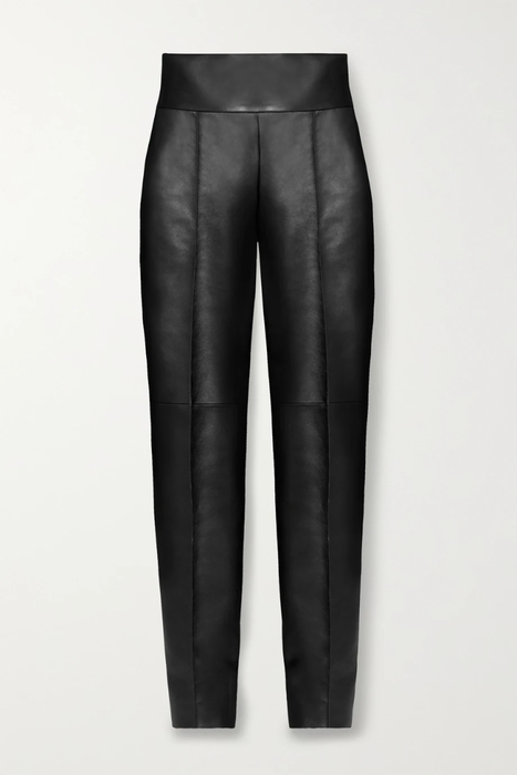 유럽직배송 알렉산드레보티에 ALEXANDRE VAUTHIER Leather slim-leg pants 8008779906171752