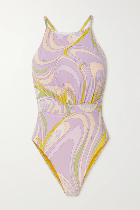 유럽직배송 에밀리오푸치 EMILIO PUCCI + NET SUSTAIN open-back printed recycled swimsuit 25185454455602714