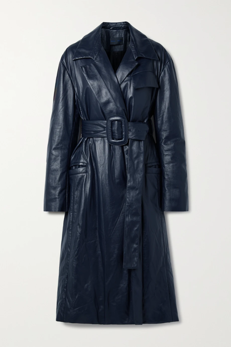 유럽직배송 프로엔자슐러 PROENZA SCHOULER Belted leather trench coat 17266703523656577