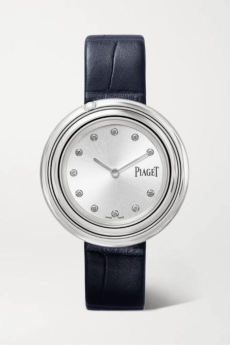 유럽직배송 피아제 PIAGET Possession 34mm stainless steel, alligator and diamond watch 22527730565783663