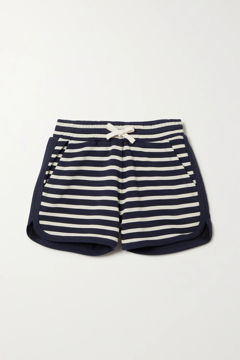 유럽직배송 레드발렌티노 REDVALENTINO Striped cotton-jersey shorts 25185454456213768