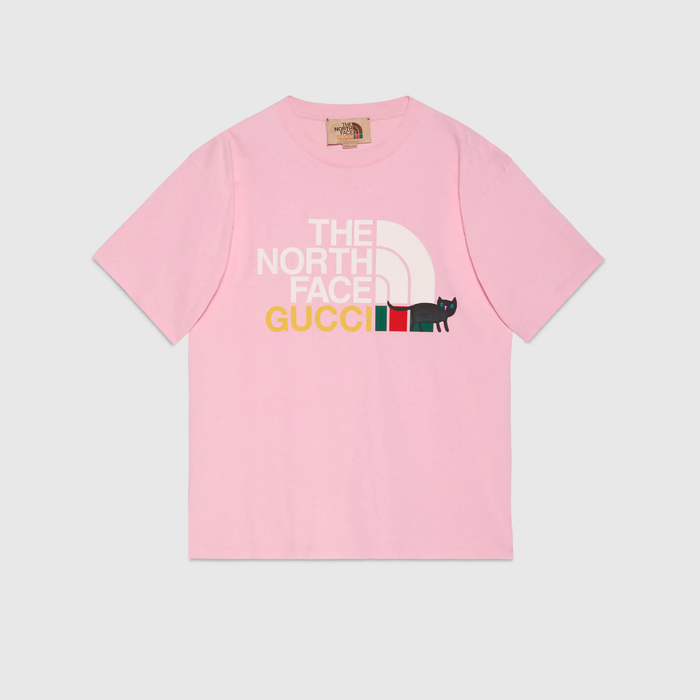 유럽직배송 구찌 GUCCI Gucci - The North Face x Gucci T-shirt 616036XJDRC5904