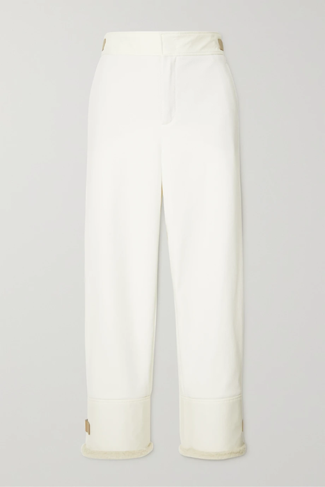 유럽직배송 로로피아나 팬츠 LORO PIANA Andes faux shearling-lined cotton-blend twill straight-leg pants 25185454455924421