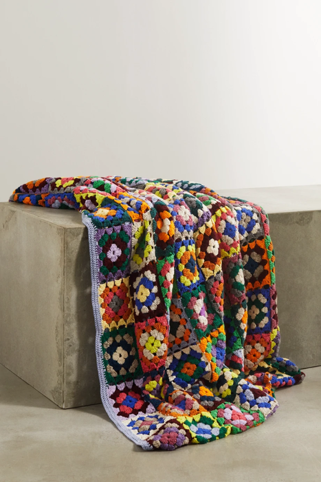 유럽직배송 엘더스테이츠먼 THE ELDER STATESMAN Crocheted cashmere blanket 27086482323355679