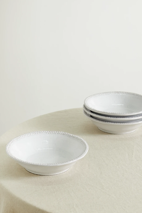 유럽직배송 SOHO HOME Hillcrest set of four 22cm glazed stoneware pasta bowls 24062987016545225