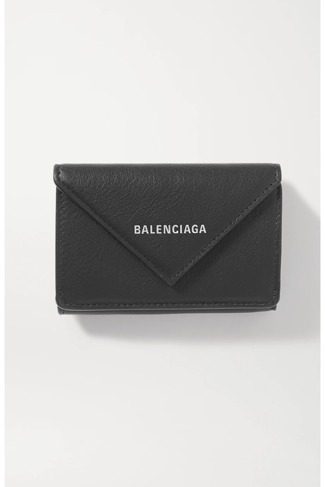 유럽직배송 발렌시아가 BALENCIAGA Papier mini printed textured-leather wallet 16494023980707151