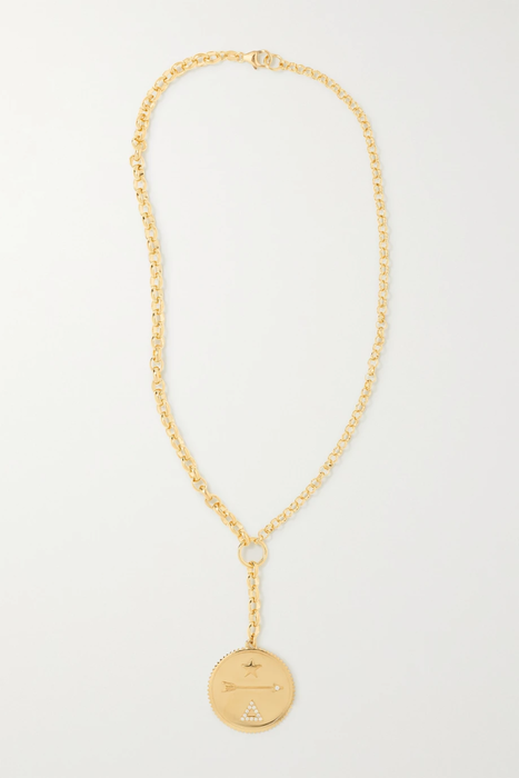 유럽직배송 파운드레 목걸이 FOUNDRAE + NET SUSTAIN Dream 18-karat recycled gold diamond necklace 11452292645694696